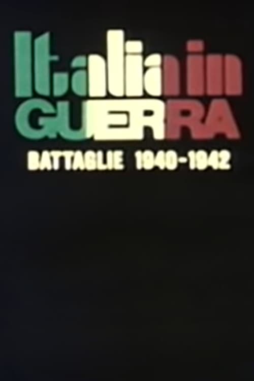 Poster della serie Italy at War: 1940-1942 Battles