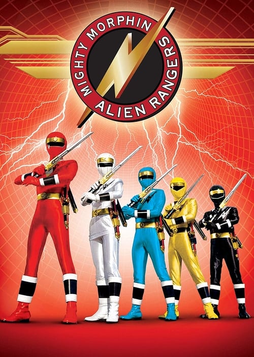 Poster della serie Power Rangers Mighty Morphin Alien Rangers